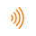 Ícone com o símbolo de pagamento por aproximação
